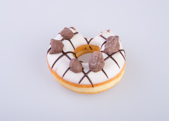 donut or tasty donut on the background.