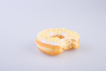 donut or tasty donut on the background.