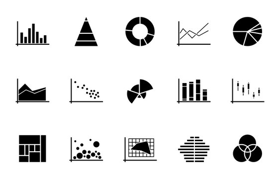 WebDiagramme Icons - Schwarz 