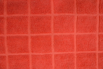 Fototapeta premium Red fabric texture background