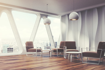 Wave waiting area, brown toned