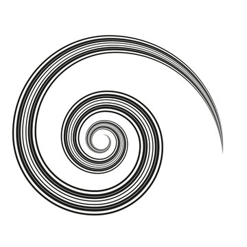 Vector image spiral.