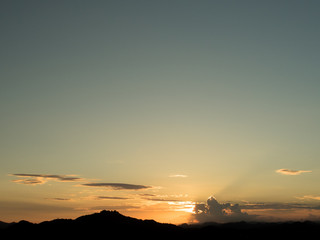夏の山