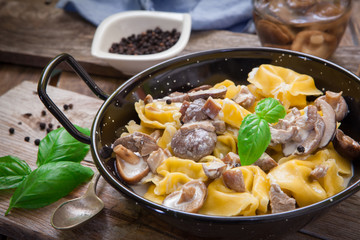 Italian pasta tortellini