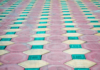 Obraz premium Sidewalk tiles as a background