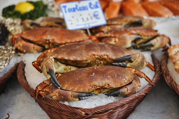 Fresh crabs