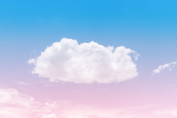 sun and cloud background with a pastel colored

