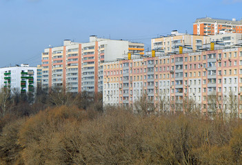Жилые многоэтажные дома на Шелепихинской набережной (микрорайон Шелепиха, Москва)