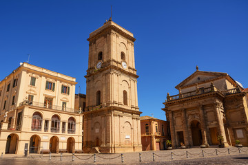 Obraz premium Town hall and cathedral of the city of Lanciano in Abruzzo