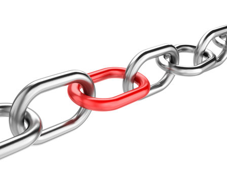 Red Chain Link