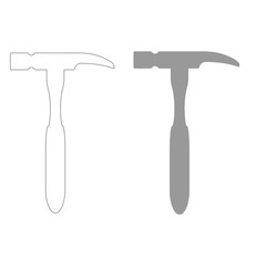 Hummer  the grey color icon .