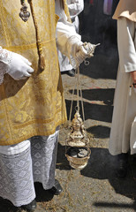 Religious procession in Spain