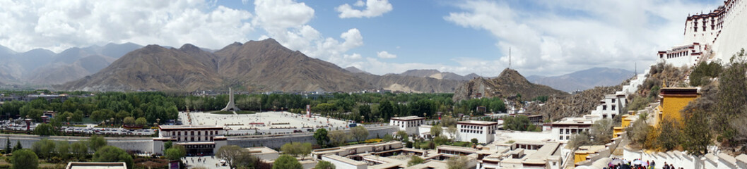 View from Potala palace