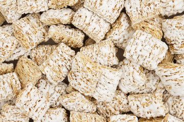 Healthy whole grain cereal background