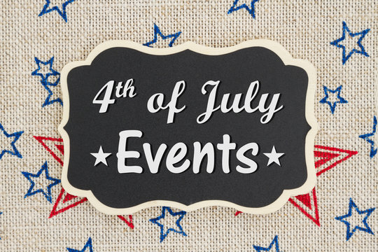 4th of July events message