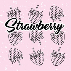 Strawberry. Vector illustration
