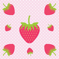 Strawberry. Vector illustration