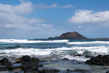 Insel Lobos bei Fuerteventura den Kanarischen Inseln