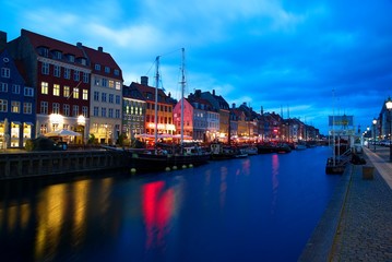 Fototapeta na wymiar Nyhavn, Kopenhagen, Dänemark