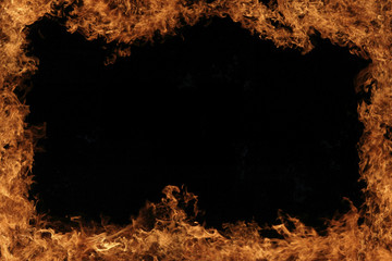 Fire flames