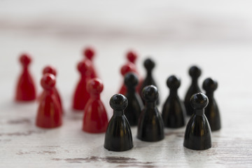 Bundestagswahl, Kegel, rot, schwarz