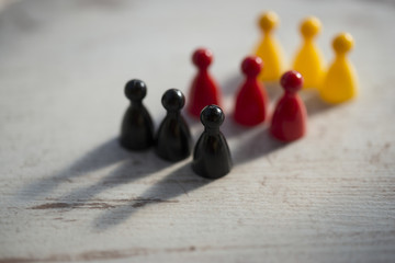 Bundestagswahl, Kegel, Nationalfarben