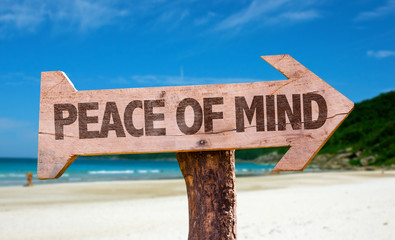 Peace of Mind sign