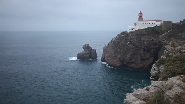 Cape St. Vincent Lighthouse in Portugal