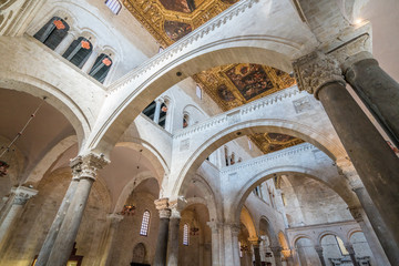 Saint Nicola Basilica in Bari, Apulia, southern Italy.