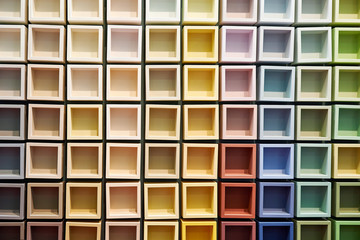 Abstract background of colored elements