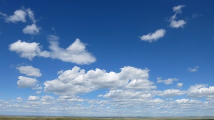 Obraz premium bluesky and white clouds