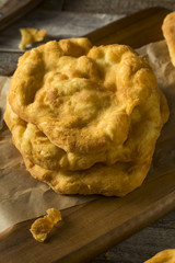 Homemade Deep Fried Indian Flatbread