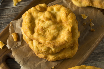 Homemade Deep Fried Indian Flatbread