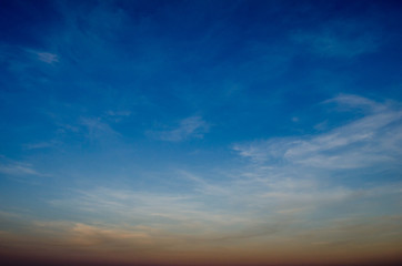 Obraz premium Sunset in the sky