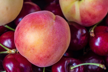 Apricot and cherry