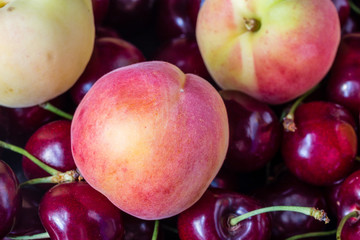 Apricot and cherry