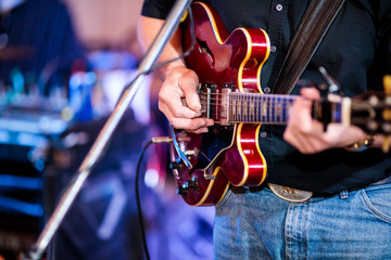 Obraz premium Playing Electric Guitar