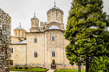 Fototapeta na wymiar Orthodox Monastery Manasija 