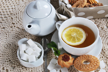 Lemon tea for breakfast