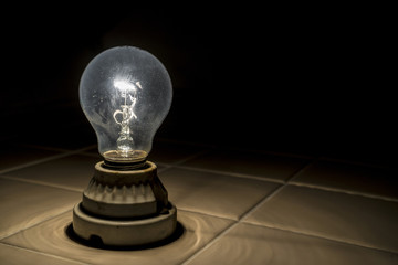 Lightbulb , Thinking idea concept