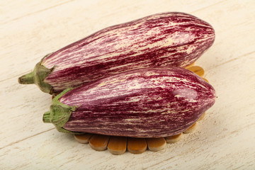 Fresh ripe eggplant