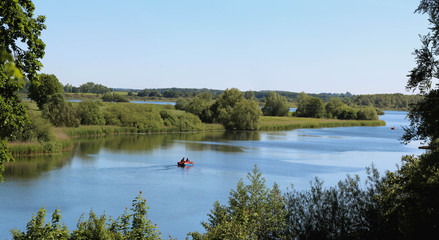 Fluss Schwentine in Schleswig-Holstein bei Preetz