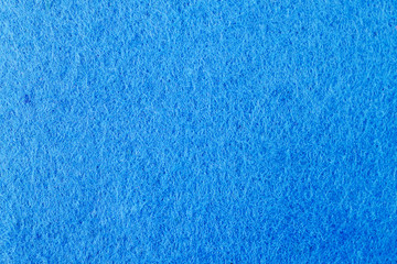 Blue Color Felt Texture Background. Fiber texture of felt close-up