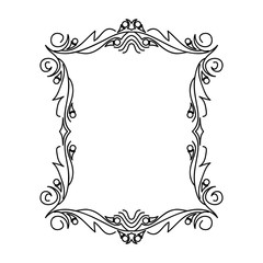 Decorative ornamental frame.  