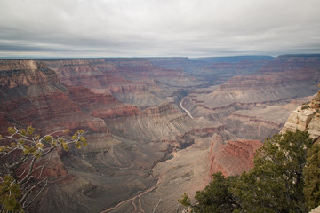 view over the grand canyon from the south rim part