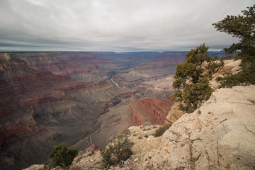 view over the grand canyon from the south rim part