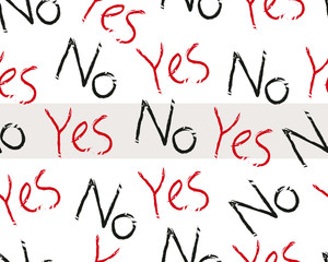 Creative seamless pattern with lettering 