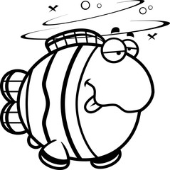 Cartoon Drunk Clownfish