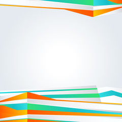 Abstract digital geometric background. With place for your message. Business or tech presentation, cover template Elegant 3d background template design. Cover layout.