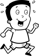 Cartoon Boy Running
